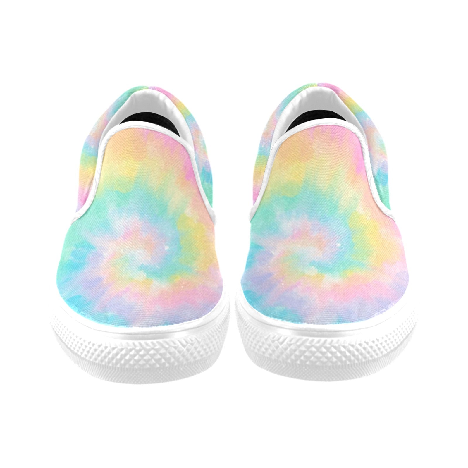 Women’s Tie-Dye outlet slip-on canvas shoes