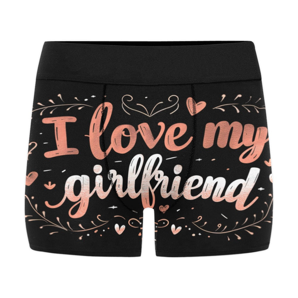 I Love My Girlfriend Boxer Shorts