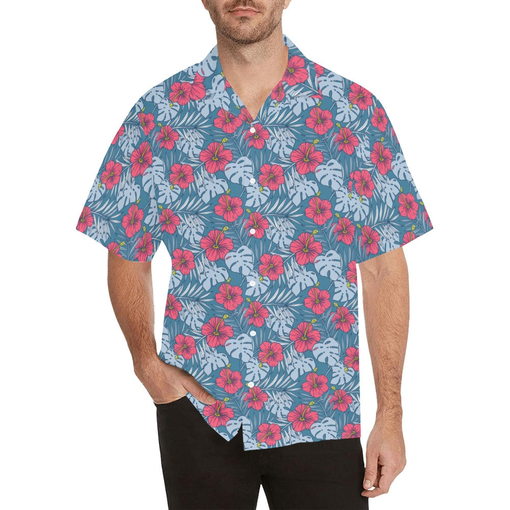 Best Deal for Hawaiian Shirt for Men Plus Size Summer Aloha Shirt Floral