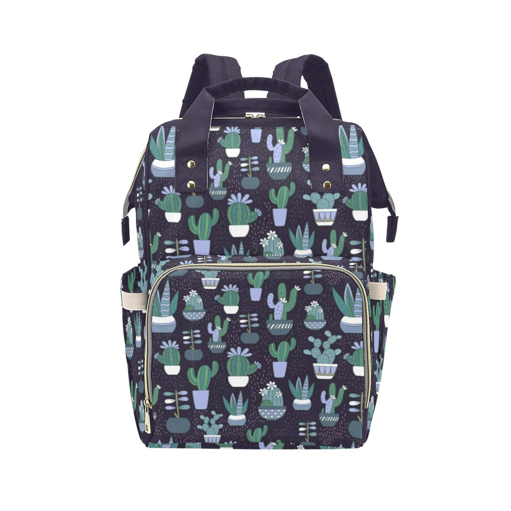 Cactus diaper shop bag backpack