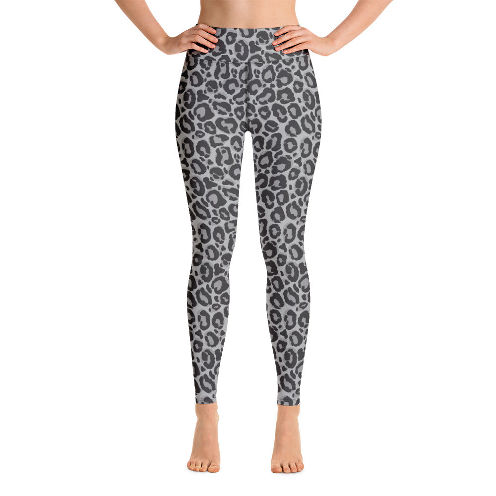 Grey White Ombre Leggings Women, Gradient Tie Dye Black Printed Yoga P –  Starcove Fashion