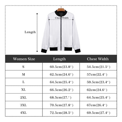 Sun Moon Women Bomber Jacket, Celestial Space Constellation Ladies Female Zip Up Winter Vintage Pilot Varsity Designer Coat Plus Size