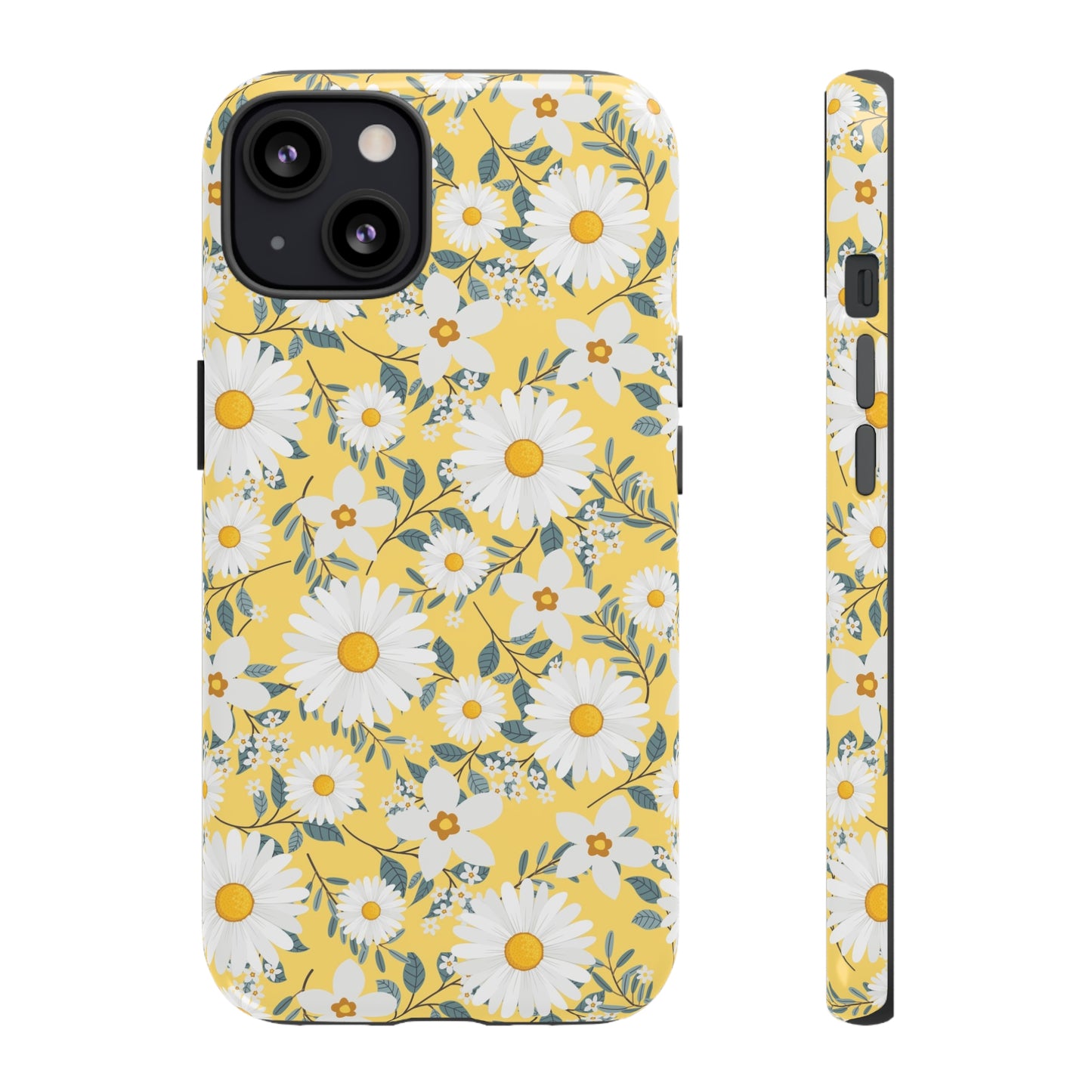 Daisy Iphone 14 13 12 Pro Case, Yellow Flowers Floral Cute Aesthetic Tough Cases 11 8 Plus X XR XS Max Pixel Galaxy S23 s22 Phone Starcove Fashion