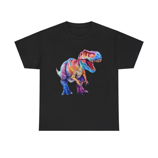 Trex Dinosaur Tshirt, Dino Watercolor Adult Designer Graphic Aesthetic Crewneck Men Male Cool Women Tee Top Short Sleeve Shirt