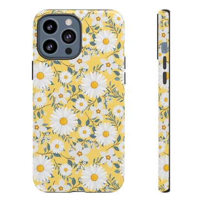 Daisy Iphone 14 13 12 Pro Case, Yellow Flowers Floral Cute Aesthetic Tough Cases 11 8 Plus X XR XS Max Pixel Galaxy S23 s22 Phone Starcove Fashion