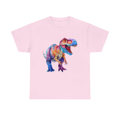 Trex Dinosaur Tshirt, Dino Watercolor Adult Designer Graphic Aesthetic Crewneck Men Male Cool Women Tee Top Short Sleeve Shirt