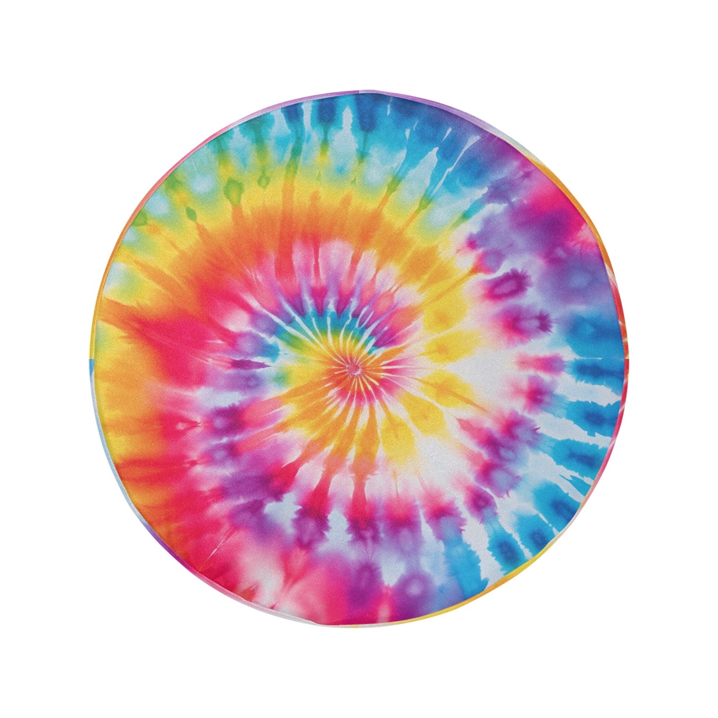 Rainbow Tie Dye Spare Tire Cover With Backup Camera Hole, Unique Back Rear Extra Wheel Car Auto Men Women RV Trailer Campers Unique Cute