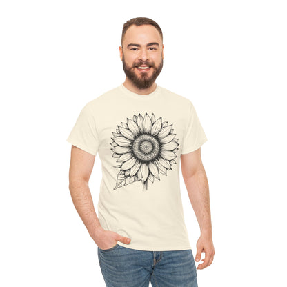 Sunflower Tshirt, Floral Yellow Vintage Flower Designer Graphic Aesthetic Summer Crewneck Men Male Women Tee Top Short Sleeve Shirt