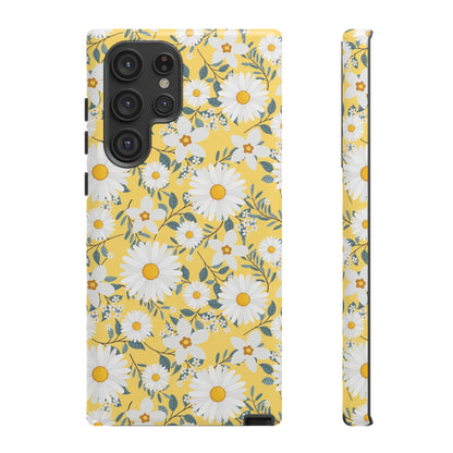 Daisy Iphone 14 13 12 Pro Case, Yellow Flowers Floral Cute Aesthetic Tough Cases 11 8 Plus X XR XS Max Pixel Galaxy S23 s22 Phone Starcove Fashion