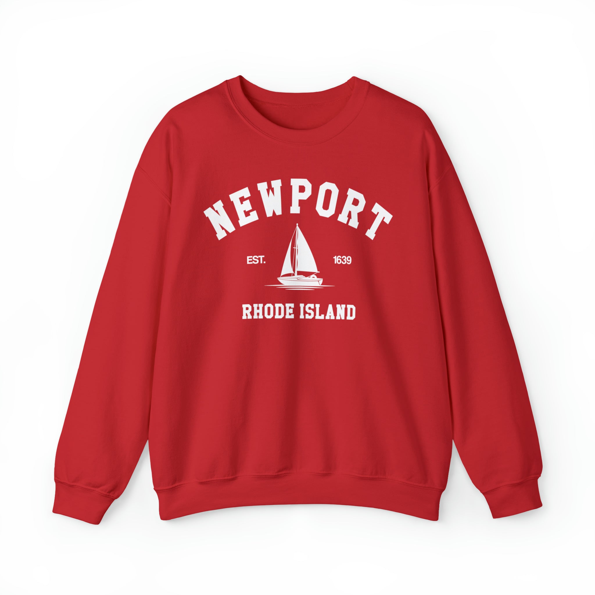 Newport RI Sweatshirt, Vintage Rhode Island Sailing Boating Sailboat Beach  Town Graphic Crewneck Sweater Jumper Pullover Men Women Aesthetic - S / ...