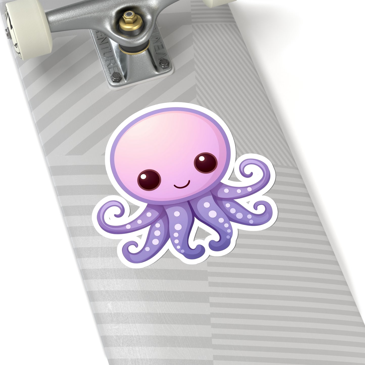 Cute Octopus Sticker Decal, Kawaii Ocean Animal Art Vinyl Laptop Waterbottle Tumbler Car Waterproof Bumper Clear Aesthetic Die Cut Wall Starcove Fashion