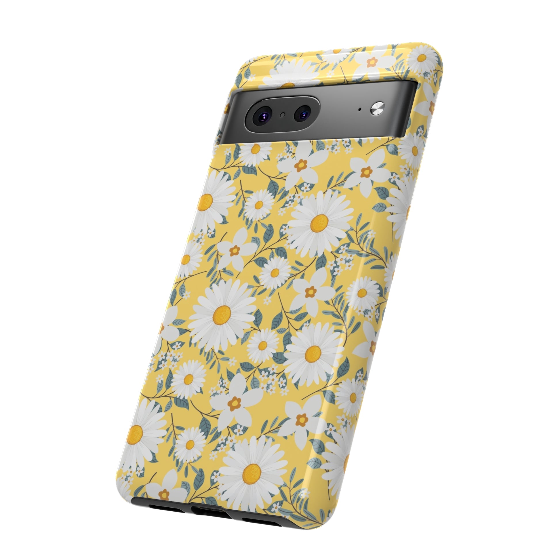 Daisy Iphone 14 13 12 Pro Case, Yellow Flowers Floral Cute Aesthetic Tough Cases 11 8 Plus X XR XS Max Pixel Galaxy S23 s22 Phone Starcove Fashion