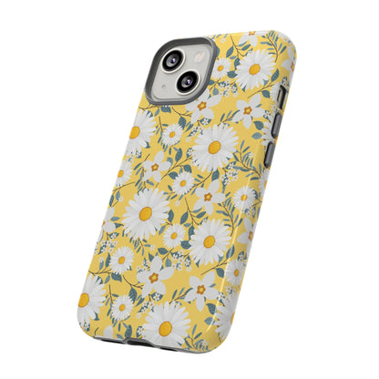 Daisy Iphone 14 13 12 Pro Case, Yellow Flowers Floral Cute Aesthetic Tough Cases 11 8 Plus X XR XS Max Pixel Galaxy S23 s22 Phone Starcove Fashion