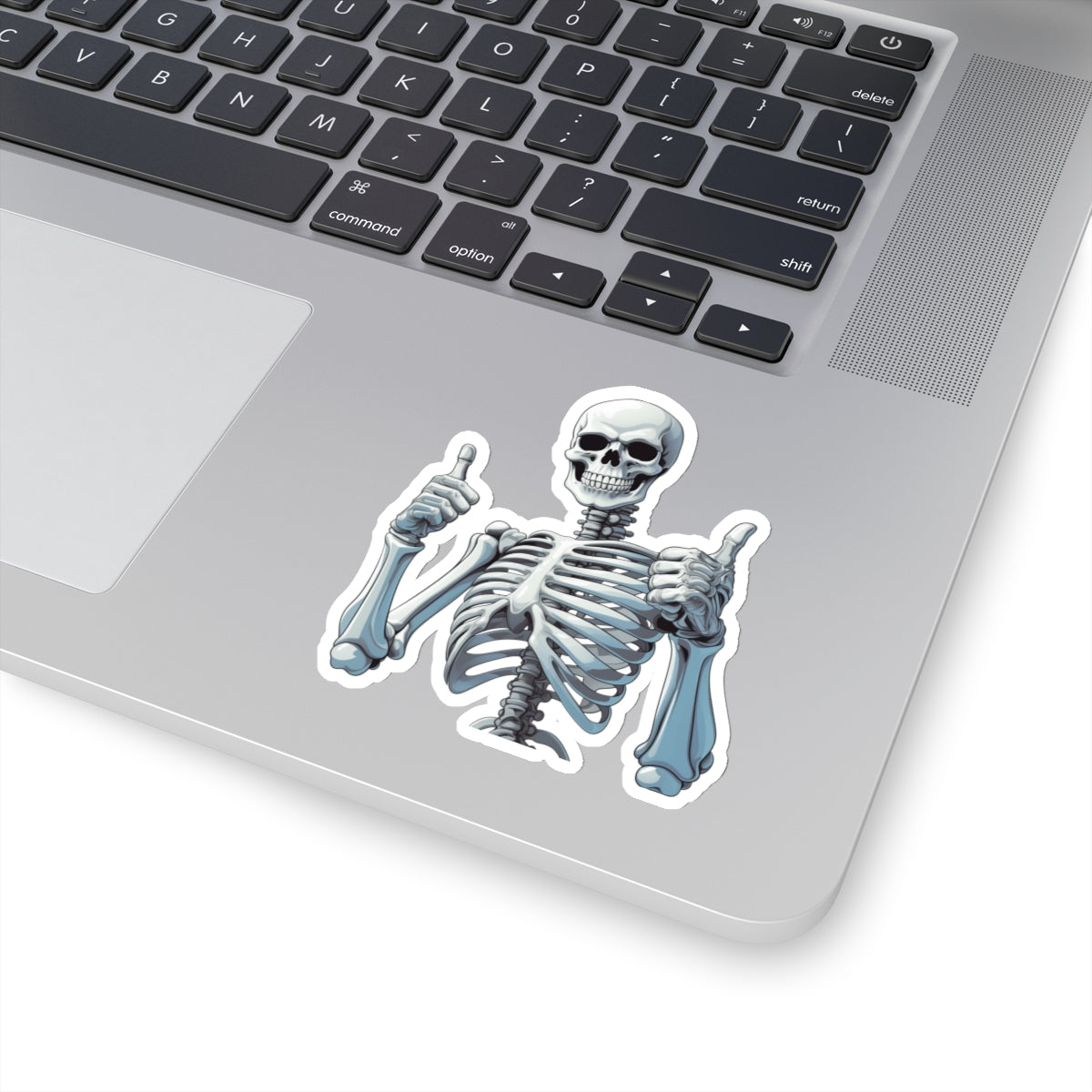 Skeleton Thumbs Up Sticker Decal, Skull Art Vinyl Laptop Cute Waterbottle Tumbler Car Waterproof Bumper Clear Aesthetic Die Cut Wall Starcove Fashion