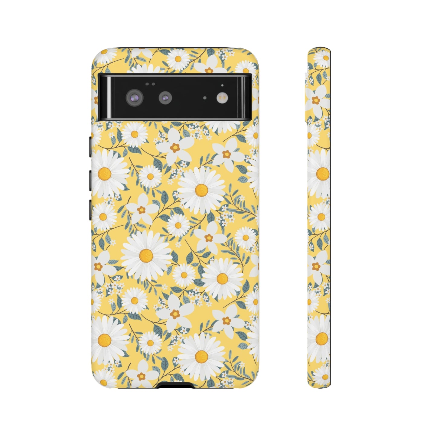 Daisy Iphone 14 13 12 Pro Case, Yellow Flowers Floral Cute Aesthetic Tough Cases 11 8 Plus X XR XS Max Pixel Galaxy S23 s22 Phone Starcove Fashion