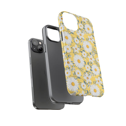 Daisy Iphone 14 13 12 Pro Case, Yellow Flowers Floral Cute Aesthetic Tough Cases 11 8 Plus X XR XS Max Pixel Galaxy S23 s22 Phone Starcove Fashion