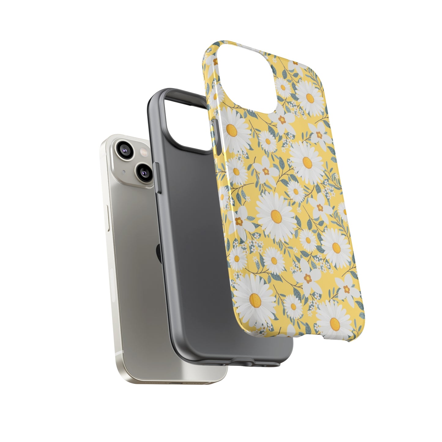 Daisy Iphone 14 13 12 Pro Case, Yellow Flowers Floral Cute Aesthetic Tough Cases 11 8 Plus X XR XS Max Pixel Galaxy S23 s22 Phone Starcove Fashion