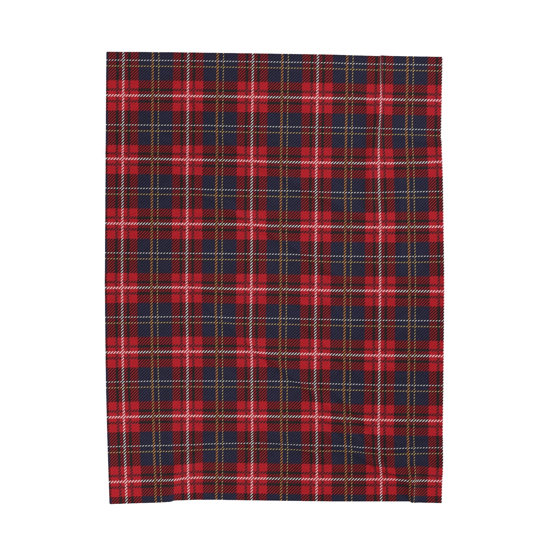 Red Tartan Plaid Fleece Throw Blanket, Buffalo Christmas Check Velveteen Soft Plush Fluffy Cozy Warm Adult Kids Small Large Sofa Bed Décor Starcove Fashion