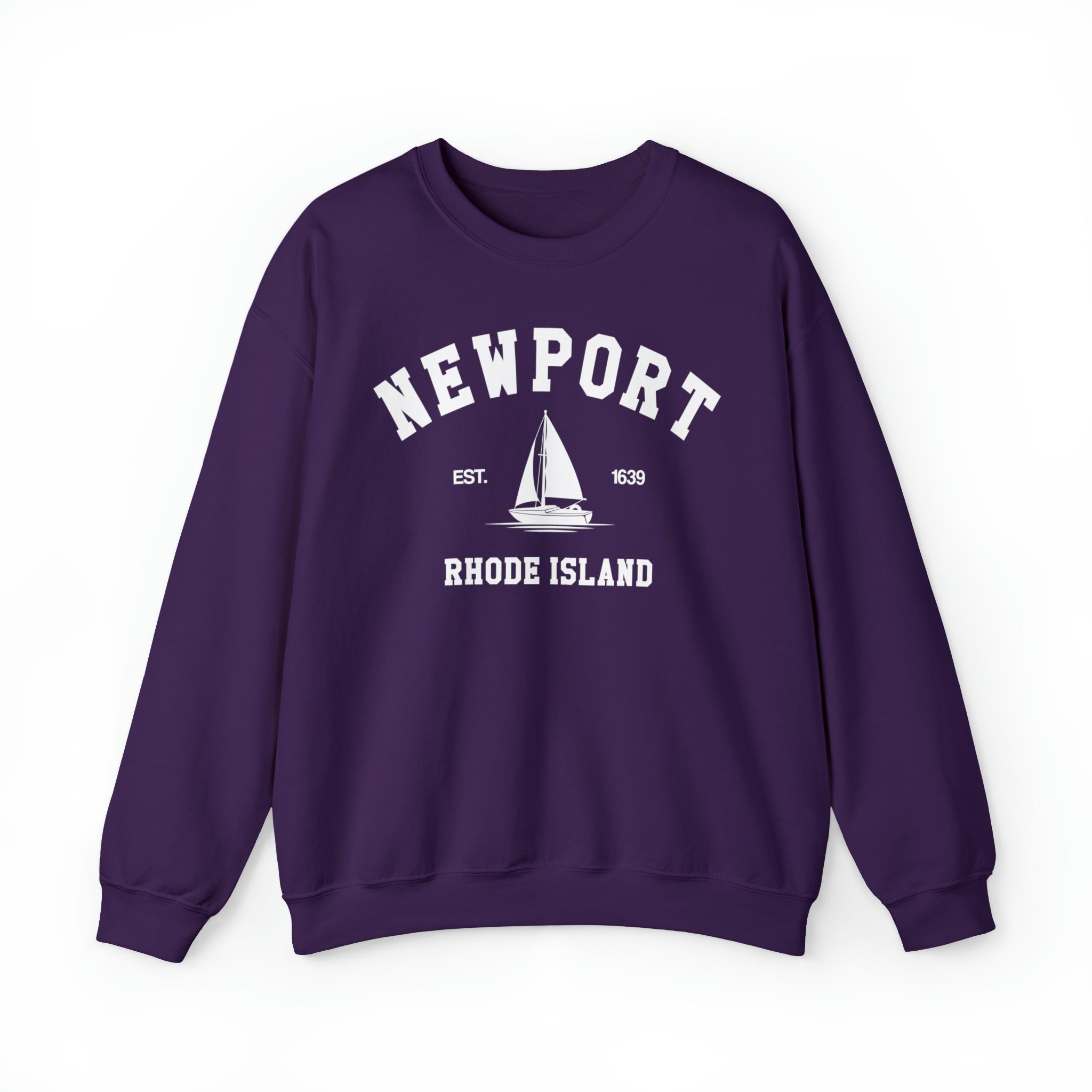 Newport RI Sweatshirt, Vintage Rhode Island Sailing Boating Sailboat B –  Starcove Fashion