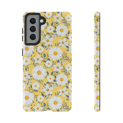 Daisy Iphone 14 13 12 Pro Case, Yellow Flowers Floral Cute Aesthetic Tough Cases 11 8 Plus X XR XS Max Pixel Galaxy S23 s22 Phone Starcove Fashion