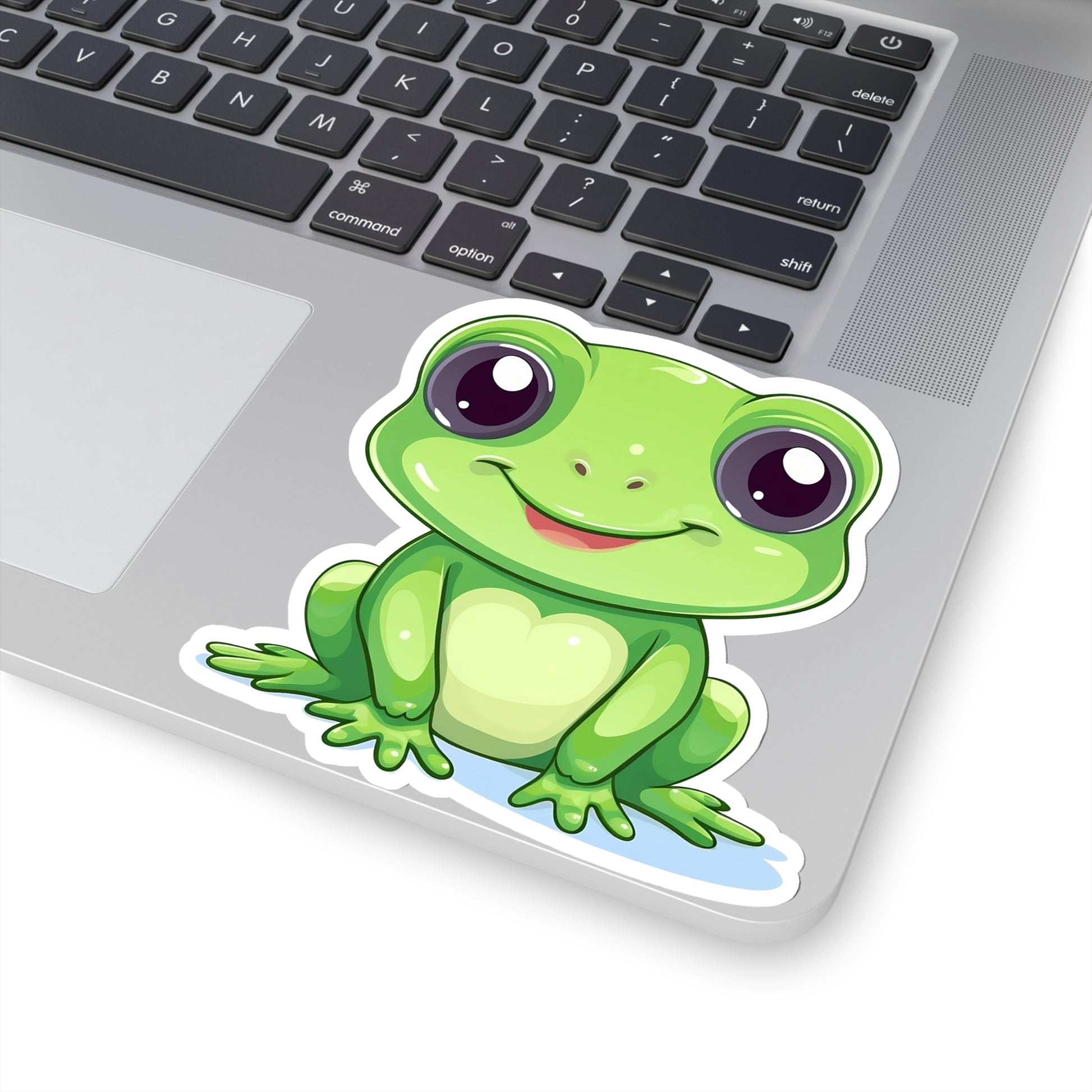 Kawaii Cute Frog Sticker Decal, Green animal Art Vinyl Laptop Waterbot –  Starcove Fashion