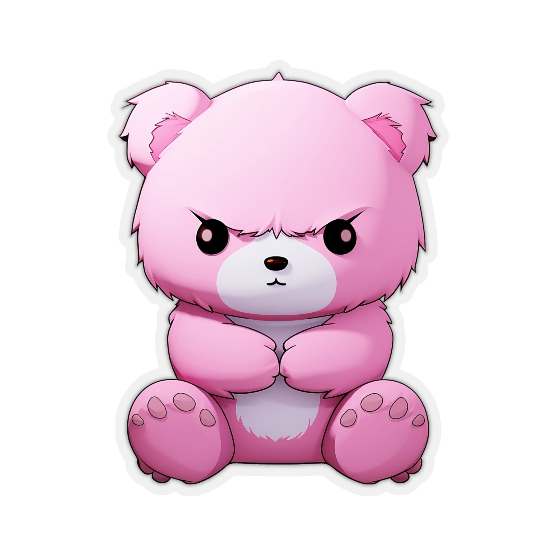 Kawaii Pink Cartoon Stickers – My Heart Teddy