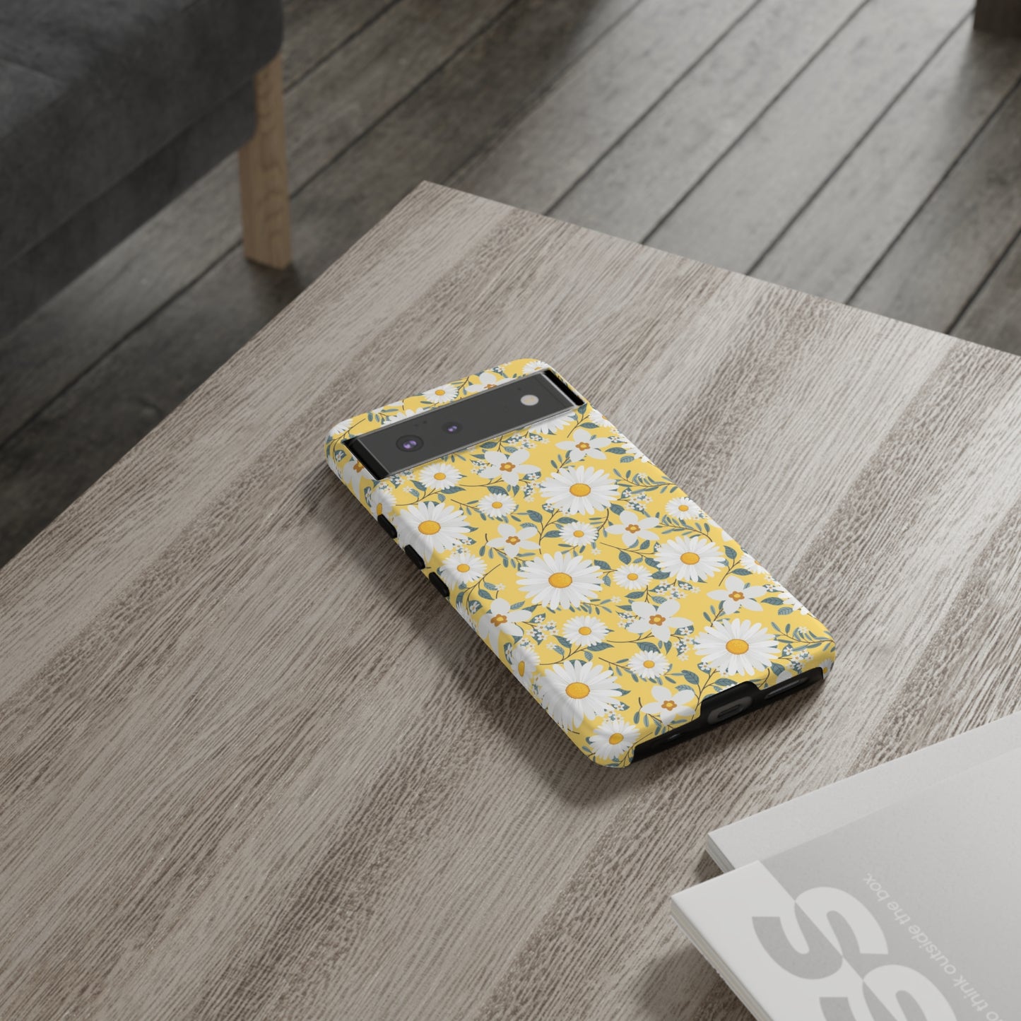 Daisy Iphone 14 13 12 Pro Case, Yellow Flowers Floral Cute Aesthetic Tough Cases 11 8 Plus X XR XS Max Pixel Galaxy S23 s22 Phone Starcove Fashion