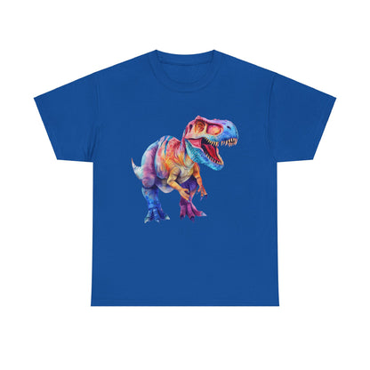 Trex Dinosaur Tshirt, Dino Watercolor Adult Designer Graphic Aesthetic Crewneck Men Male Cool Women Tee Top Short Sleeve Shirt