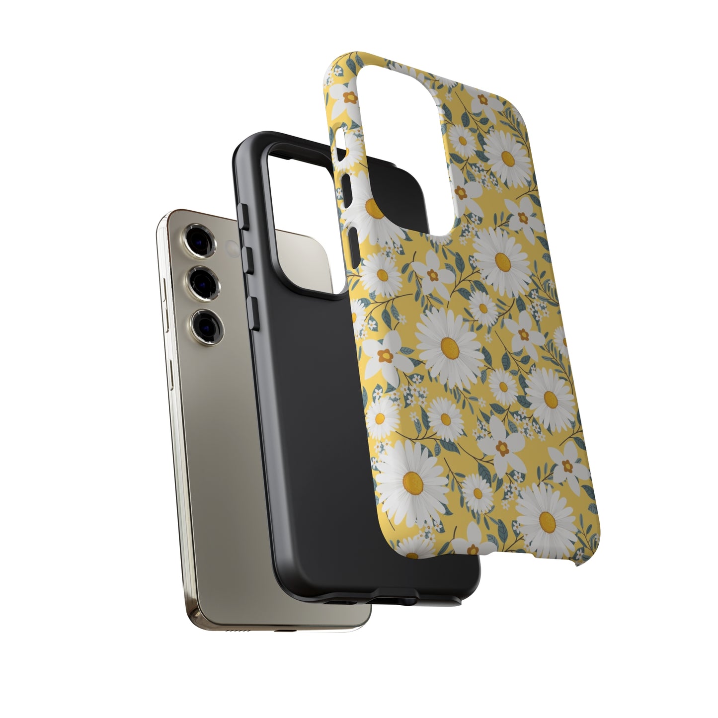 Daisy Iphone 14 13 12 Pro Case, Yellow Flowers Floral Cute Aesthetic Tough Cases 11 8 Plus X XR XS Max Pixel Galaxy S23 s22 Phone Starcove Fashion