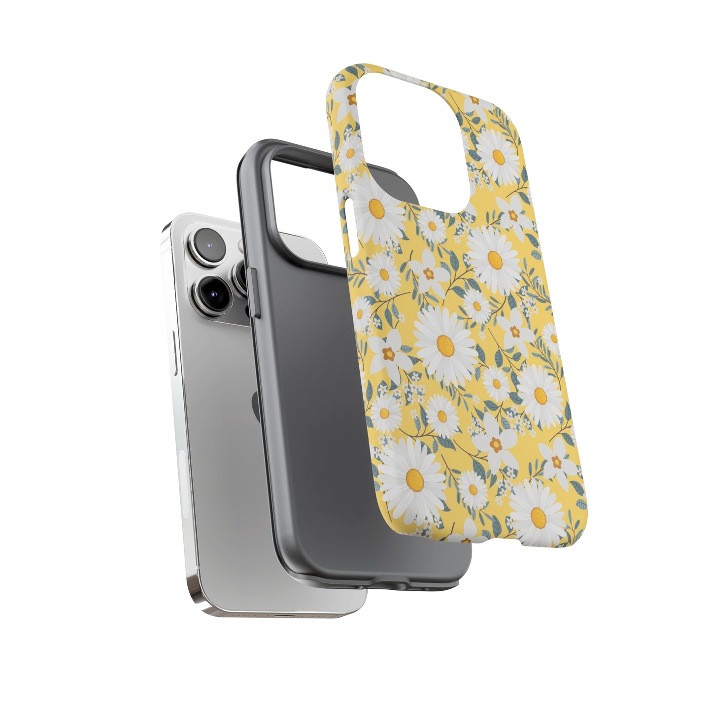 Daisy Iphone 14 13 12 Pro Case, Yellow Flowers Floral Cute Aesthetic Tough Cases 11 8 Plus X XR XS Max Pixel Galaxy S23 s22 Phone Starcove Fashion