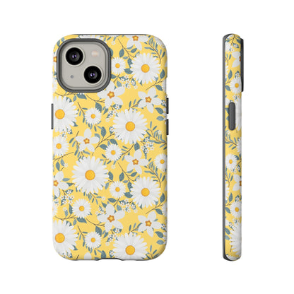 Daisy Iphone 14 13 12 Pro Case, Yellow Flowers Floral Cute Aesthetic Tough Cases 11 8 Plus X XR XS Max Pixel Galaxy S23 s22 Phone Starcove Fashion