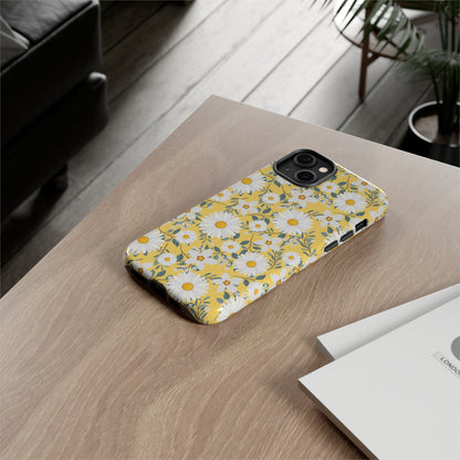 Daisy Iphone 14 13 12 Pro Case, Yellow Flowers Floral Cute Aesthetic Tough Cases 11 8 Plus X XR XS Max Pixel Galaxy S23 s22 Phone Starcove Fashion