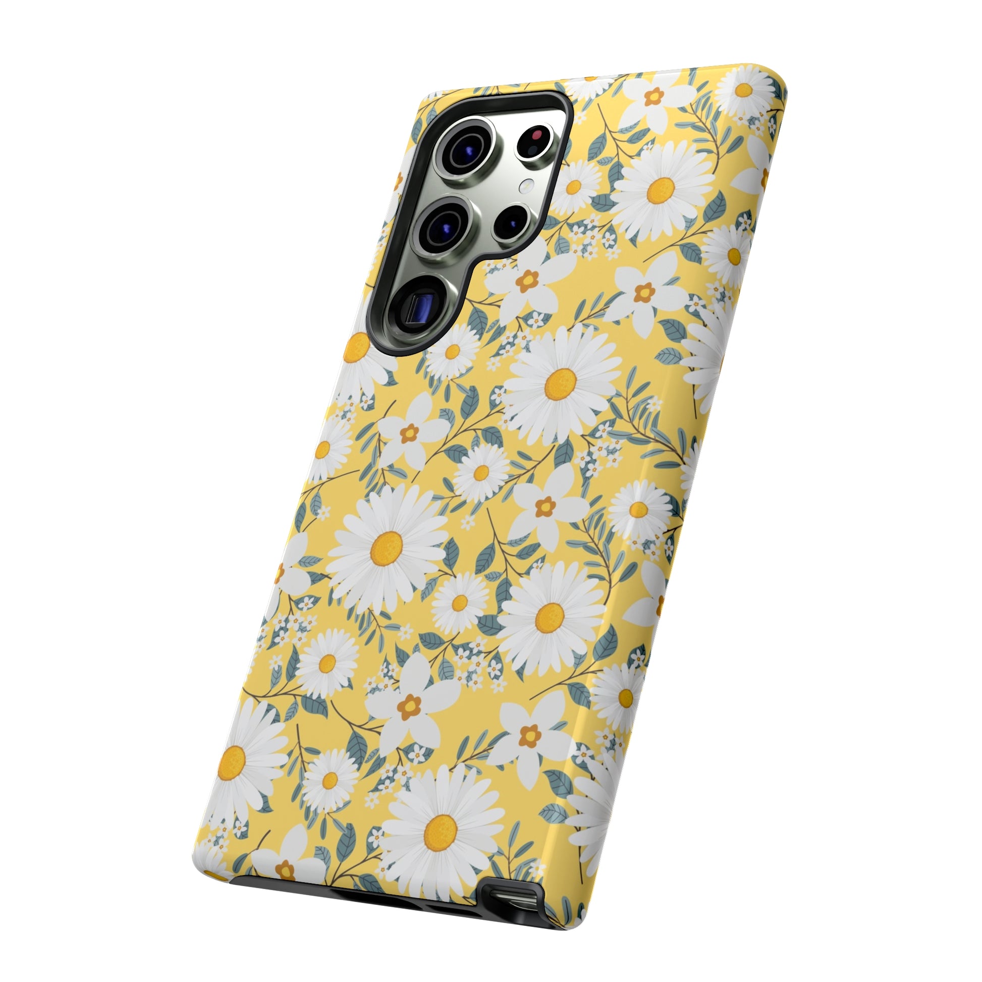 Daisy Iphone 14 13 12 Pro Case, Yellow Flowers Floral Cute Aesthetic Tough Cases 11 8 Plus X XR XS Max Pixel Galaxy S23 s22 Phone Starcove Fashion