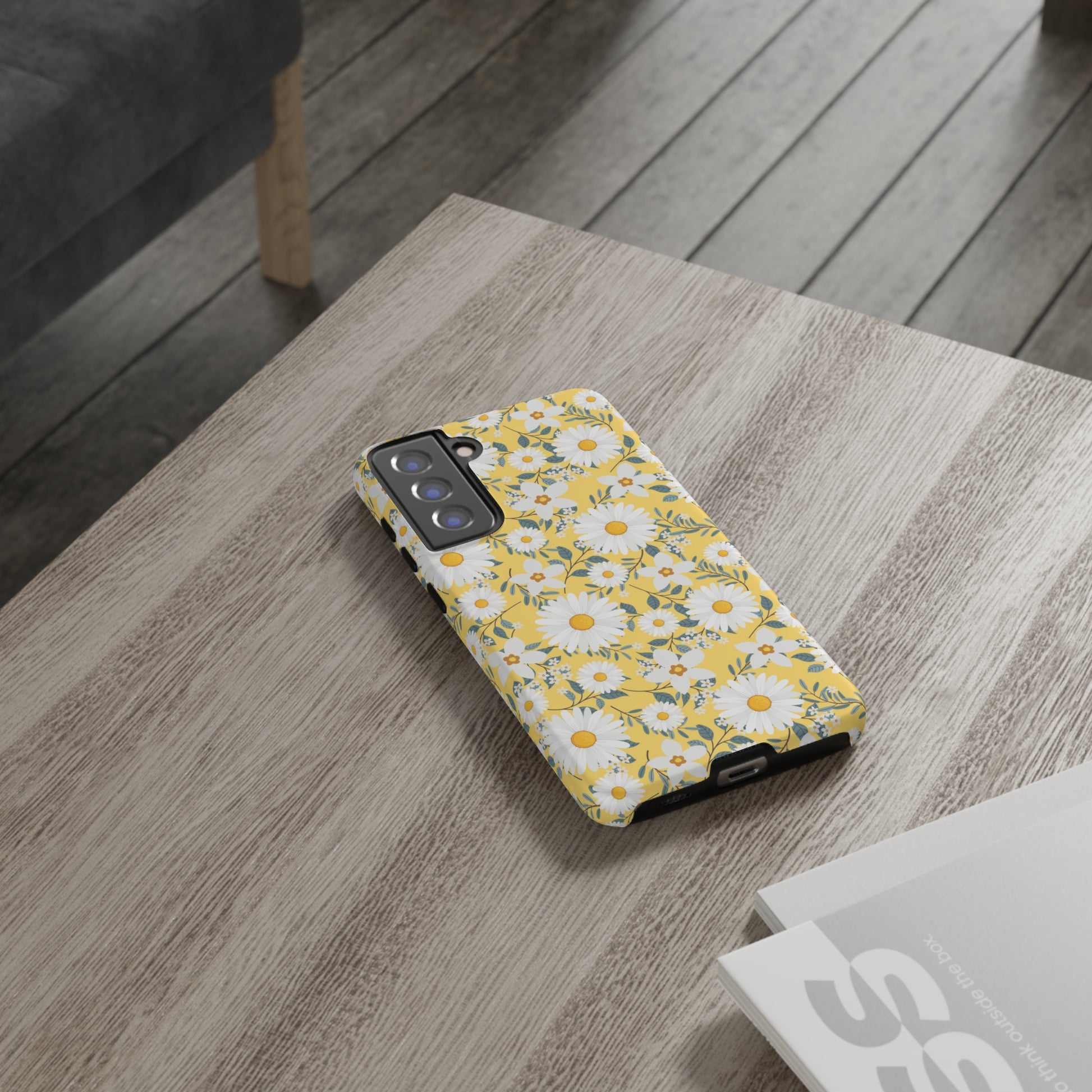 Daisy Iphone 14 13 12 Pro Case, Yellow Flowers Floral Cute Aesthetic Tough Cases 11 8 Plus X XR XS Max Pixel Galaxy S23 s22 Phone Starcove Fashion