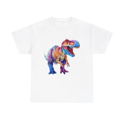 Trex Dinosaur Tshirt, Dino Watercolor Adult Designer Graphic Aesthetic Crewneck Men Male Cool Women Tee Top Short Sleeve Shirt