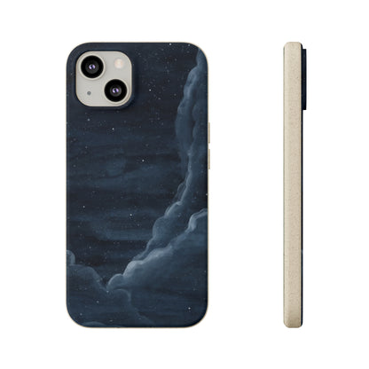 Galaxy Eco iPhone 15 14 Pro Case, Space Night Sky Stars 13 12 Vegan Biodegradable Plant Samsung Galaxy S22 S21 S20 Ultra Designer Cell Phone