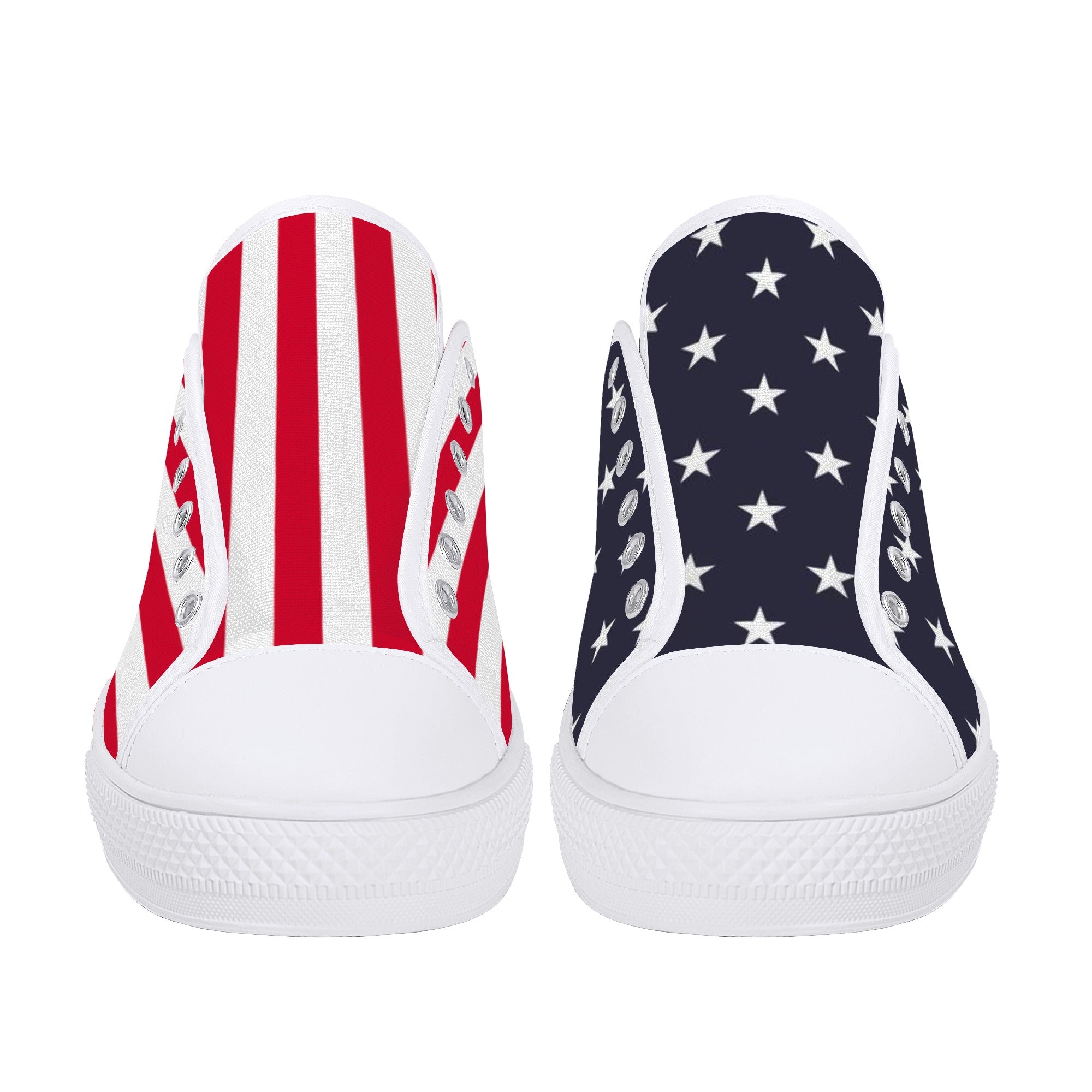 American Flag Women Shoes Red White Blue Patriotic Fourth 4th of July Starcove Fashion