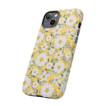 Daisy Iphone 14 13 12 Pro Case, Yellow Flowers Floral Cute Aesthetic Tough Cases 11 8 Plus X XR XS Max Pixel Galaxy S23 s22 Phone Starcove Fashion