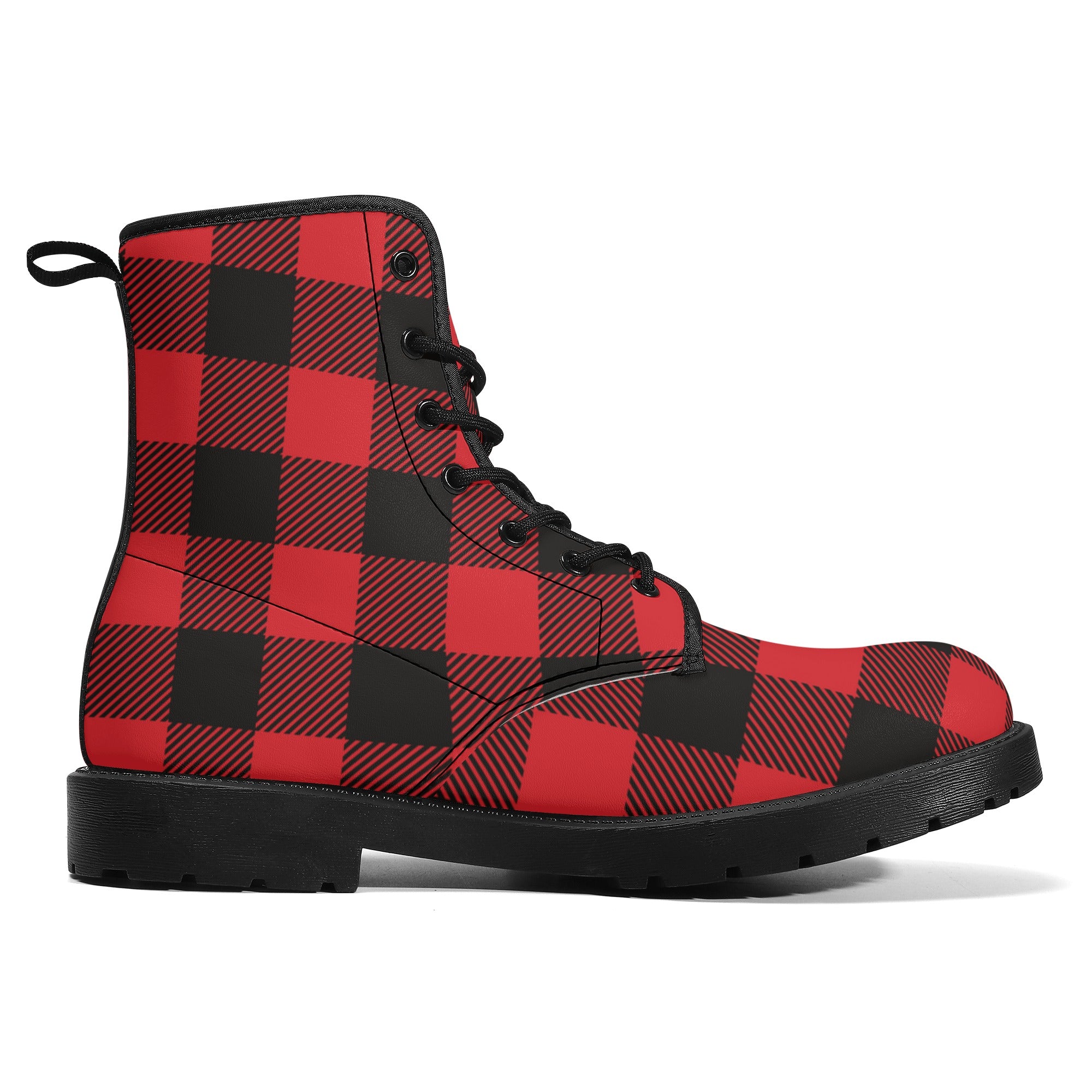 Buffalo plaid sale womens boots