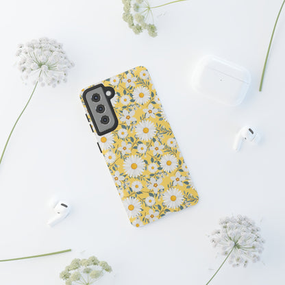 Daisy Iphone 14 13 12 Pro Case, Yellow Flowers Floral Cute Aesthetic Tough Cases 11 8 Plus X XR XS Max Pixel Galaxy S23 s22 Phone Starcove Fashion