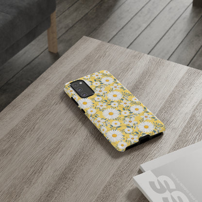 Daisy Iphone 14 13 12 Pro Case, Yellow Flowers Floral Cute Aesthetic Tough Cases 11 8 Plus X XR XS Max Pixel Galaxy S23 s22 Phone Starcove Fashion