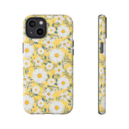 Daisy Iphone 14 13 12 Pro Case, Yellow Flowers Floral Cute Aesthetic Tough Cases 11 8 Plus X XR XS Max Pixel Galaxy S23 s22 Phone Starcove Fashion