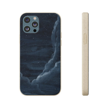 Galaxy Eco iPhone 15 14 Pro Case, Space Night Sky Stars 13 12 Vegan Biodegradable Plant Samsung Galaxy S22 S21 S20 Ultra Designer Cell Phone