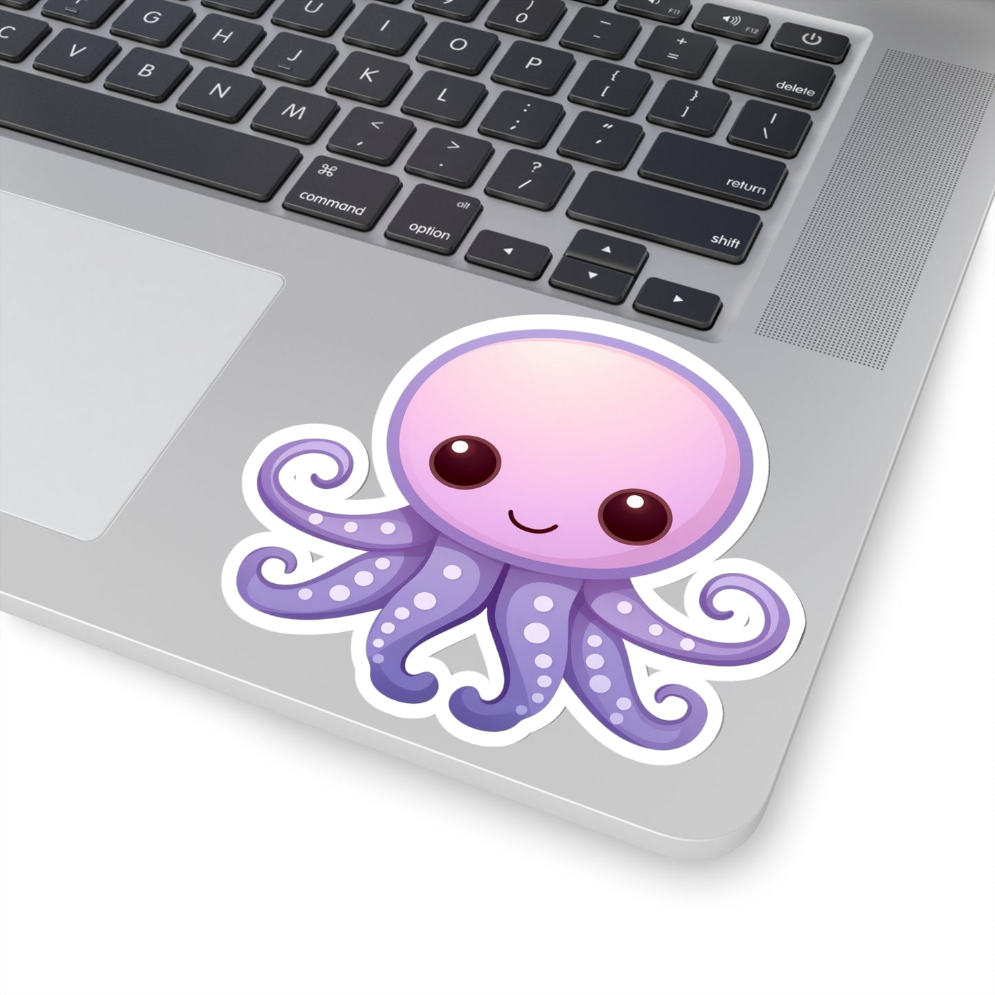 Cute Octopus Sticker Decal, Kawaii Ocean Animal Art Vinyl Laptop Waterbottle Tumbler Car Waterproof Bumper Clear Aesthetic Die Cut Wall Starcove Fashion