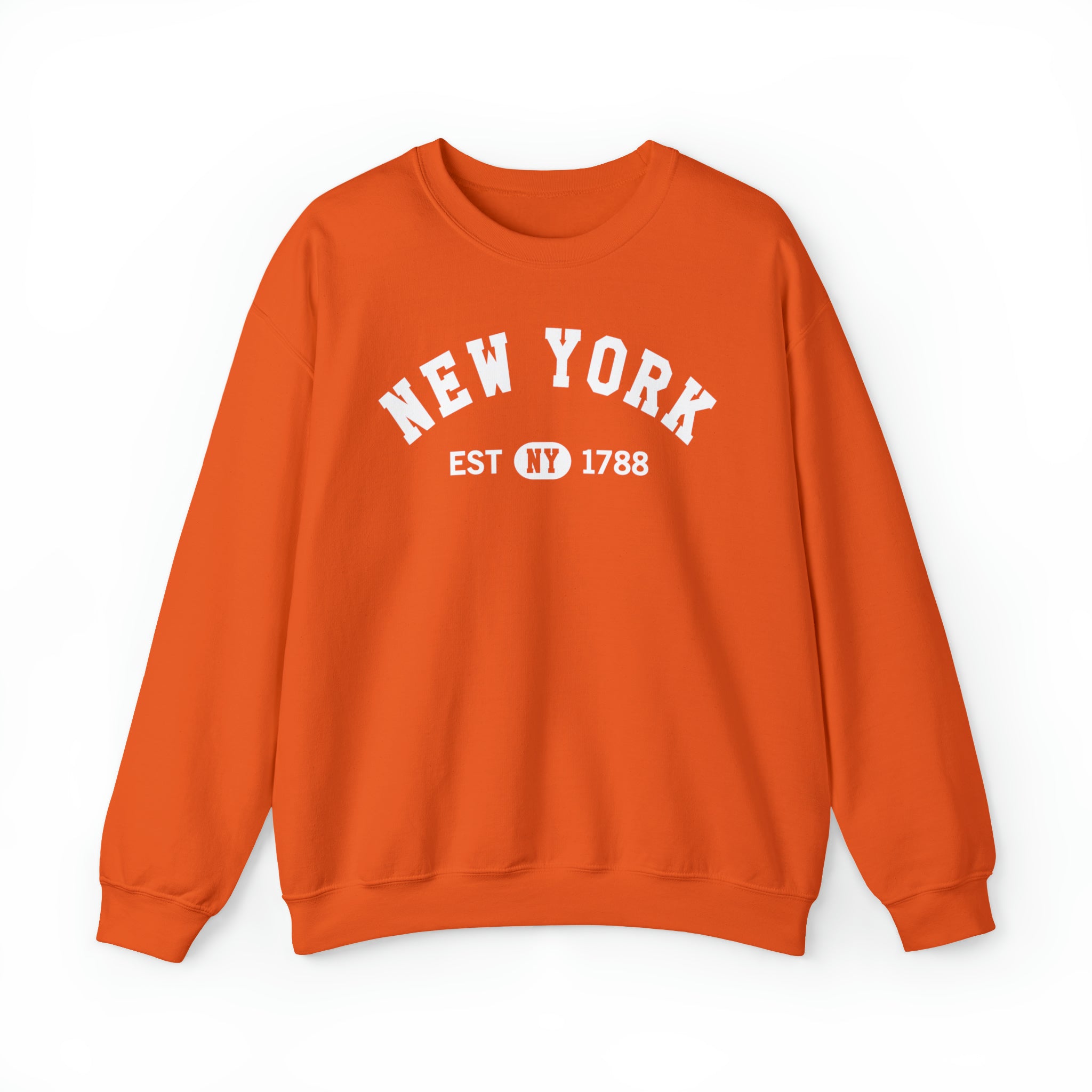 NY New York State Sweatshirt, I Love NY Vintage Graphic USA 