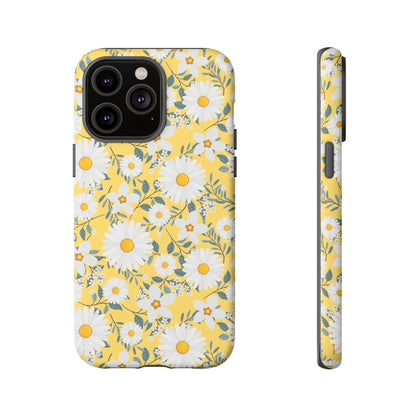 Daisy Iphone 14 13 12 Pro Case, Yellow Flowers Floral Cute Aesthetic Tough Cases 11 8 Plus X XR XS Max Pixel Galaxy S23 s22 Phone Starcove Fashion