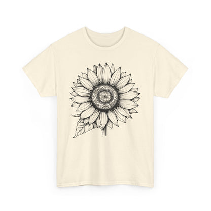 Sunflower Tshirt, Floral Yellow Vintage Flower Designer Graphic Aesthetic Summer Crewneck Men Male Women Tee Top Short Sleeve Shirt