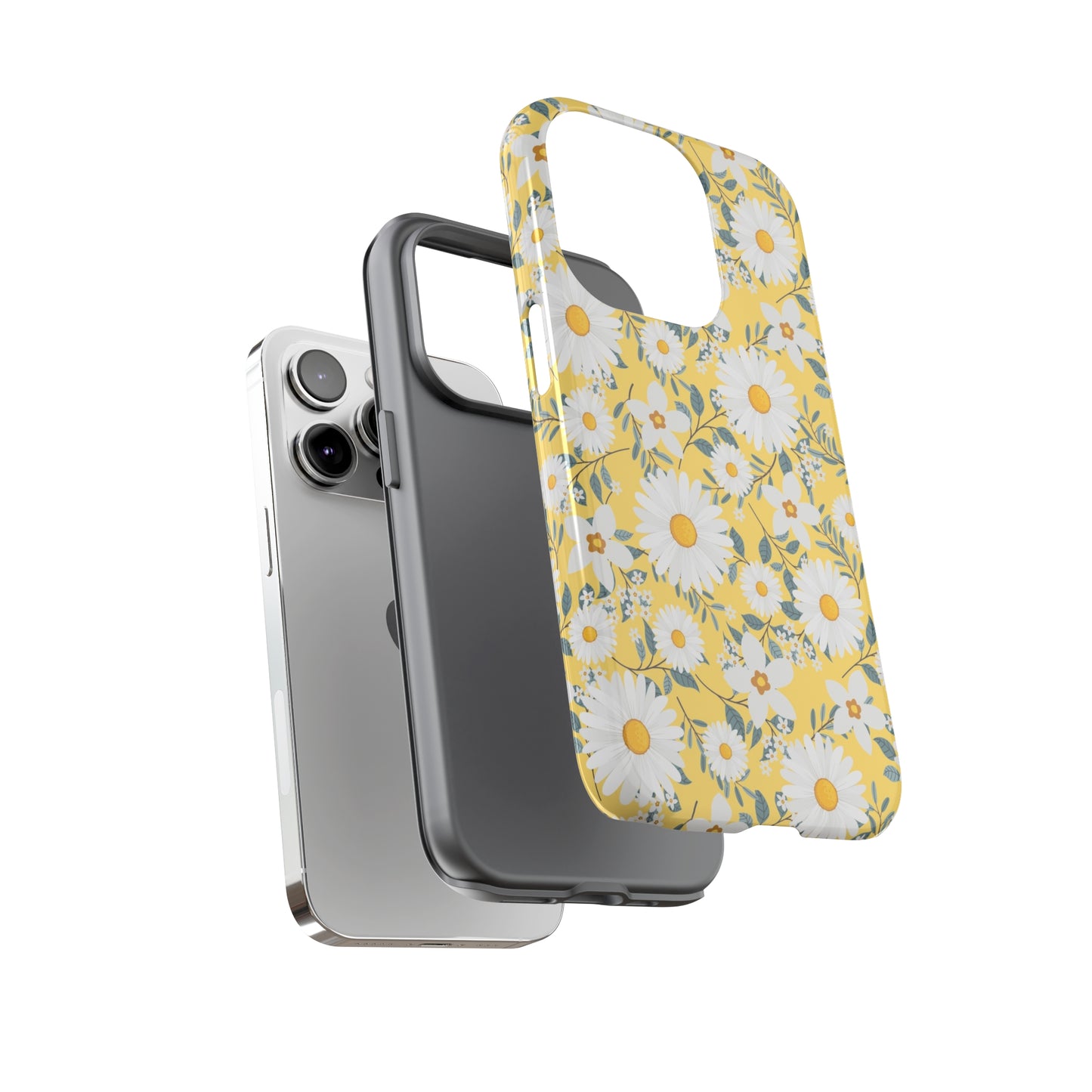 Daisy Iphone 14 13 12 Pro Case, Yellow Flowers Floral Cute Aesthetic Tough Cases 11 8 Plus X XR XS Max Pixel Galaxy S23 s22 Phone Starcove Fashion