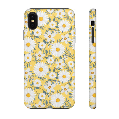 Daisy Iphone 14 13 12 Pro Case, Yellow Flowers Floral Cute Aesthetic Tough Cases 11 8 Plus X XR XS Max Pixel Galaxy S23 s22 Phone Starcove Fashion