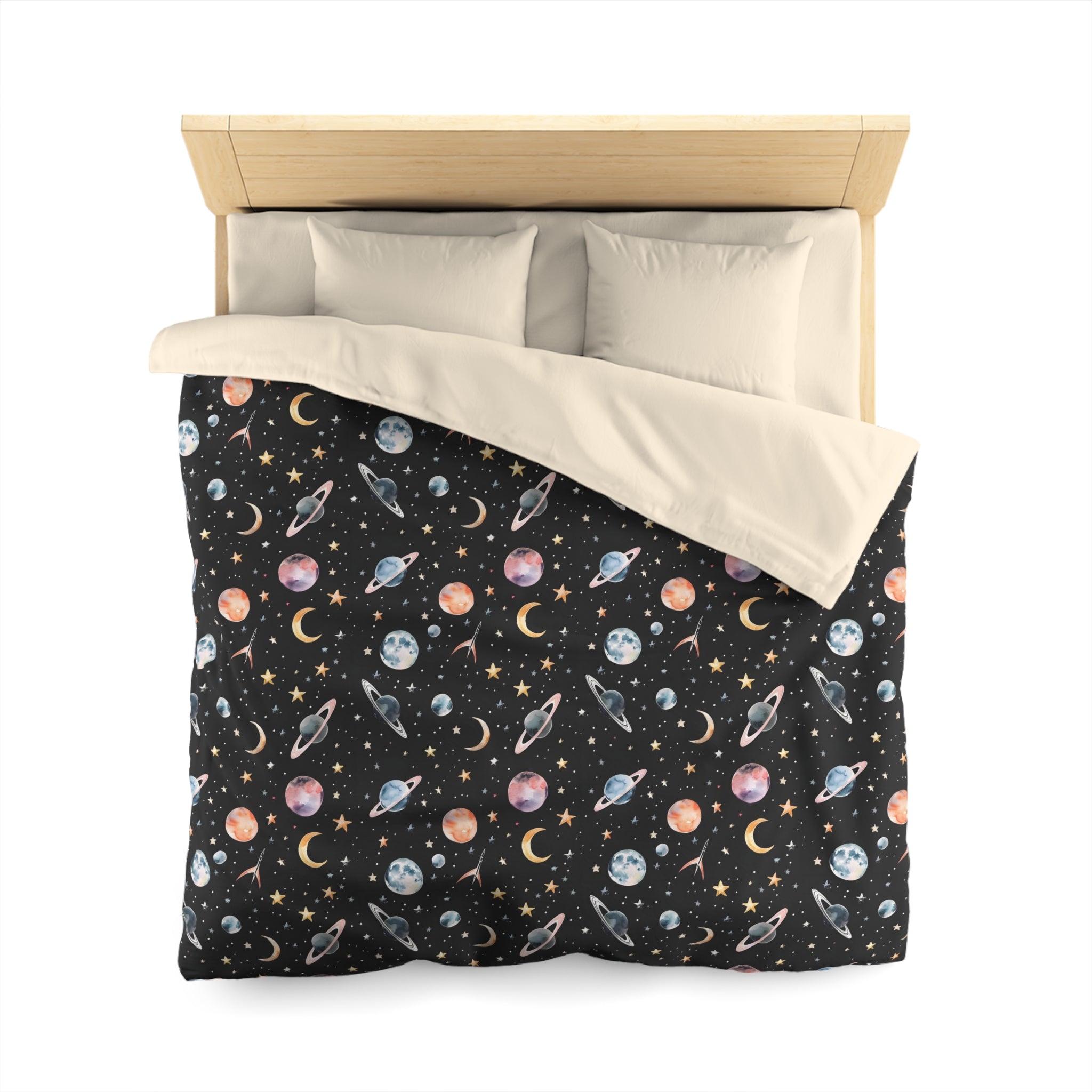 Celestial space galaxy planet good pattern pillow case